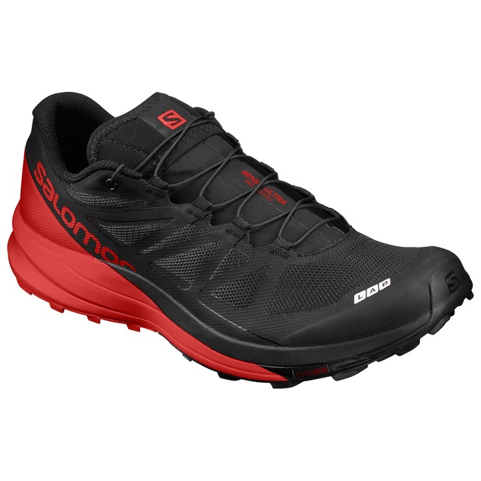 Chaussures De Trail Running Salomon Femme Noir / Rouge - Salomon S/LAB SENSE ULTRA - France (9260-LN